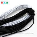 Round elastic cord 3 mm black white